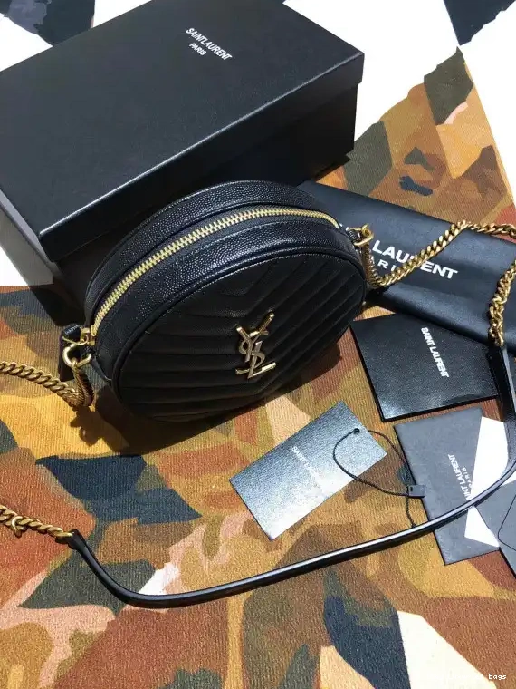 Tony Luxuries YSL CAMERA VINYLE ROUND BAG 0525